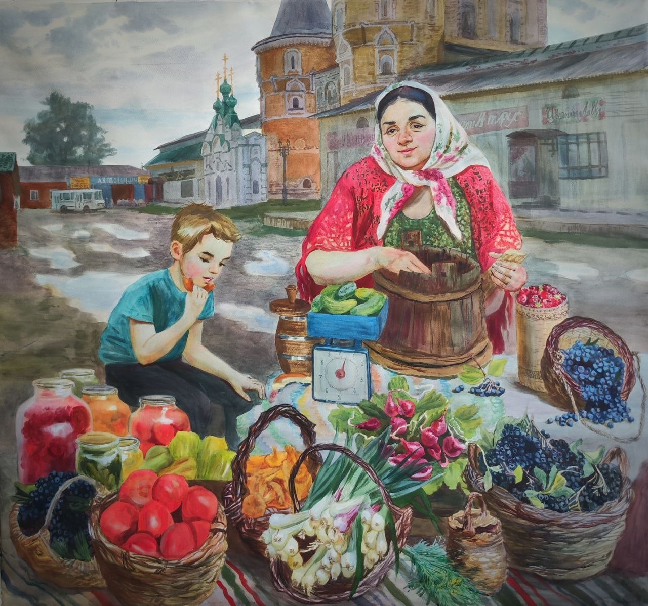 «Борисоглебский рынок». Ульяна Пестова.