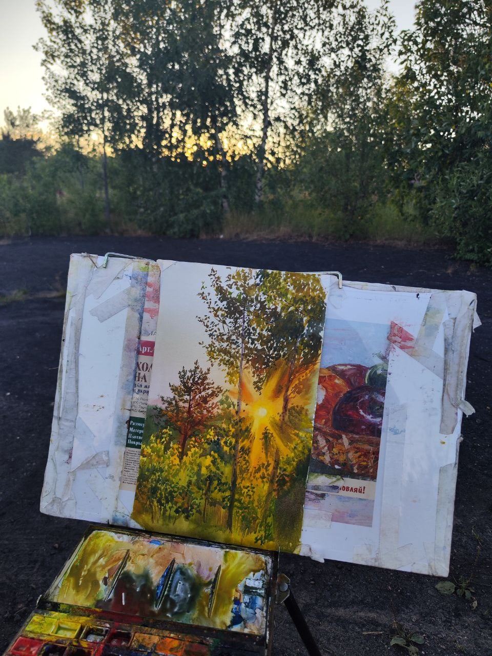 «Пленэрный этюд». Ульяна Пестова.