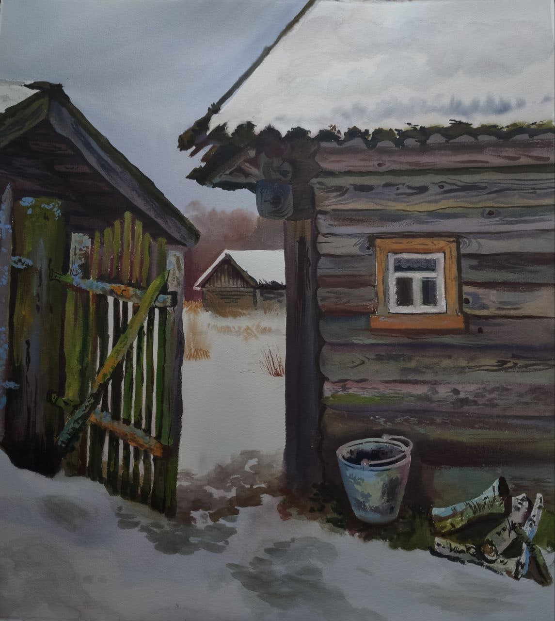 «Деревенская банька». Ульяна Пестова.