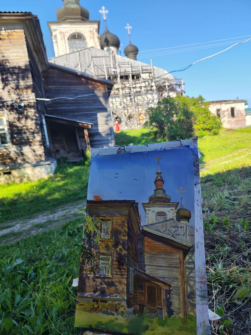 «В Горицком монастыре». Ульяна Пестова.