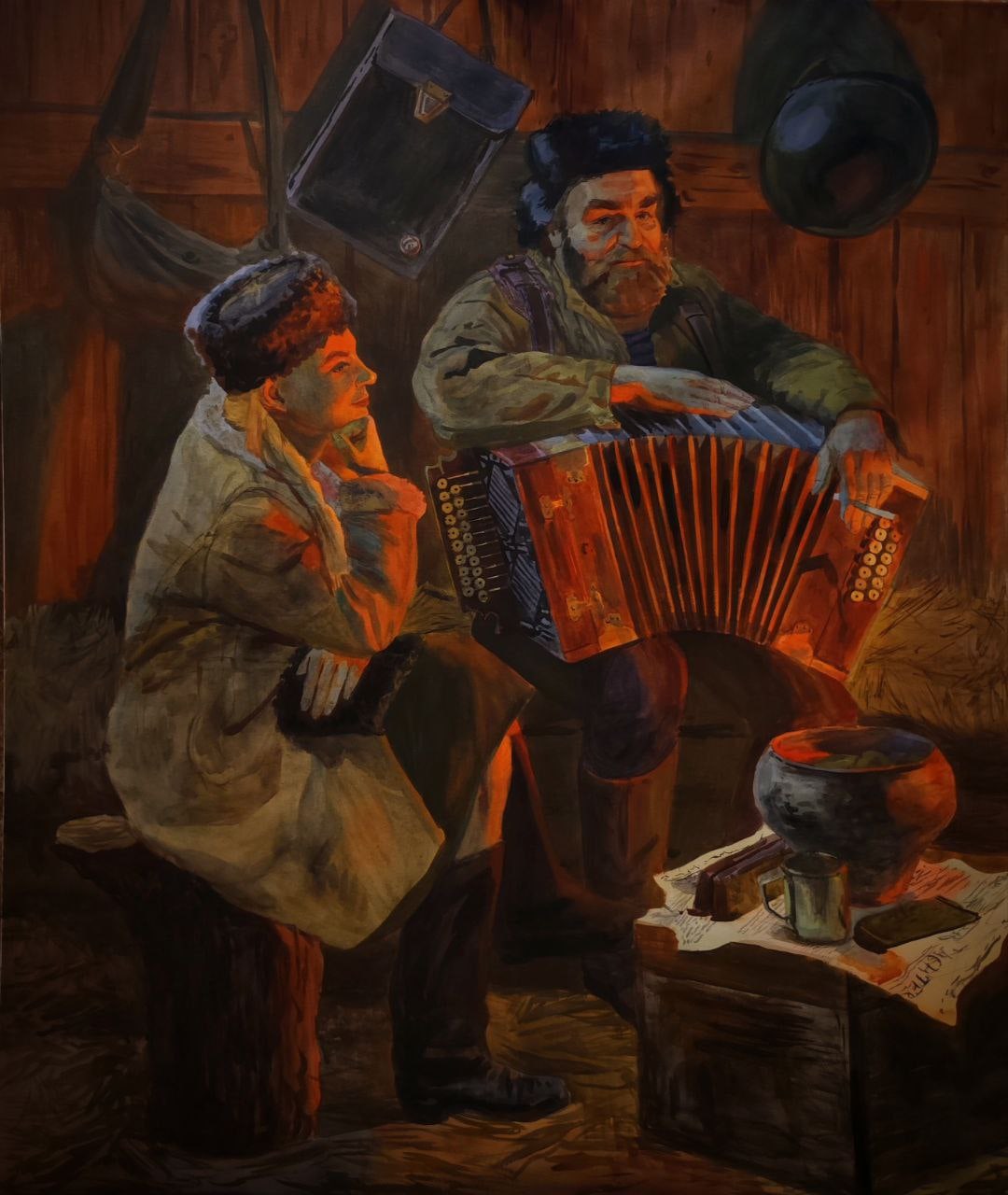 «Игра на баяне». Ульяна Пестова.
