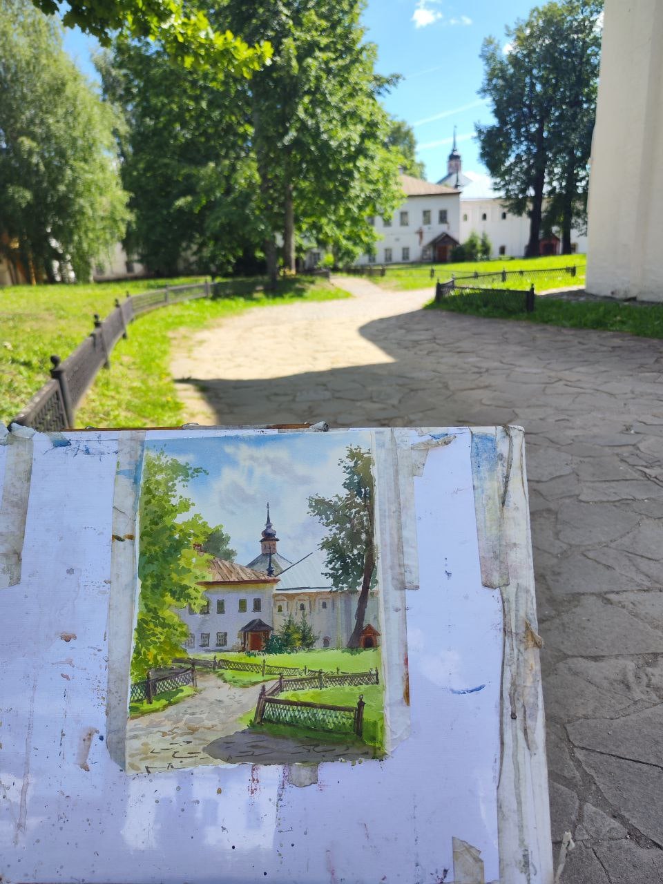 «Двор в монастыре». Ульяна Пестова.
