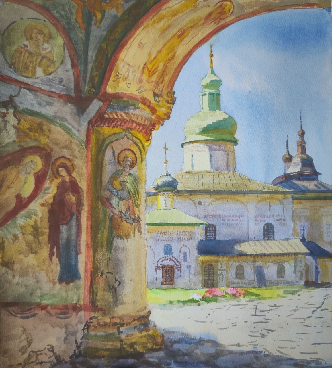 В монастыре