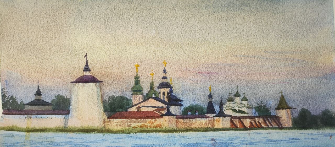 «Монастырский этюд 2». Ульяна Пестова.